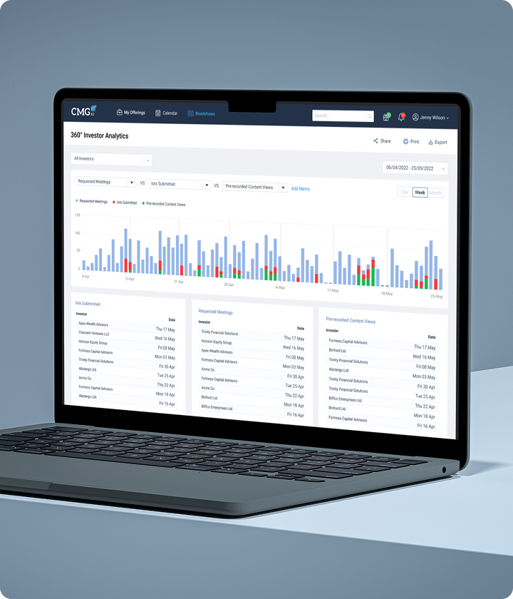 Capital Markets Gateway product interface